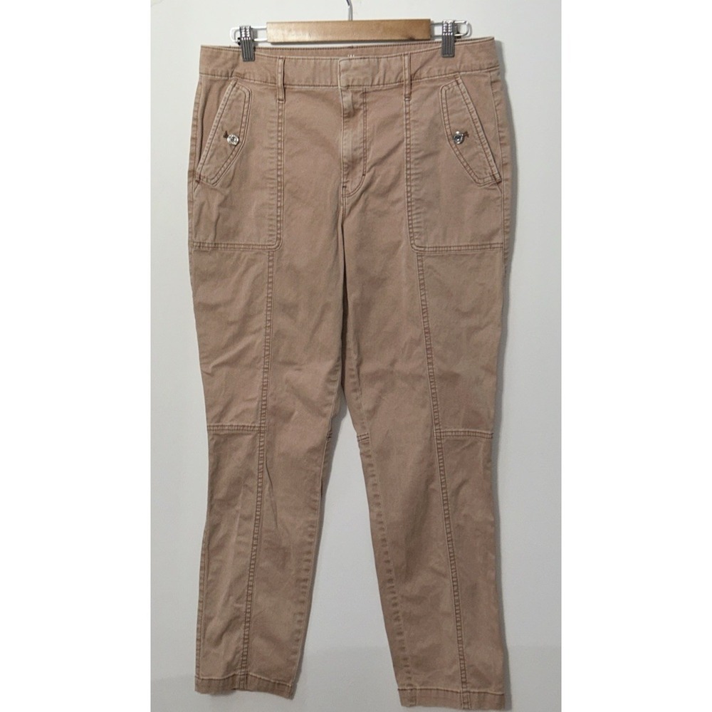 Women's WHBM White House Black Market Pret A Jet Utility Pants Size 12‎ Long